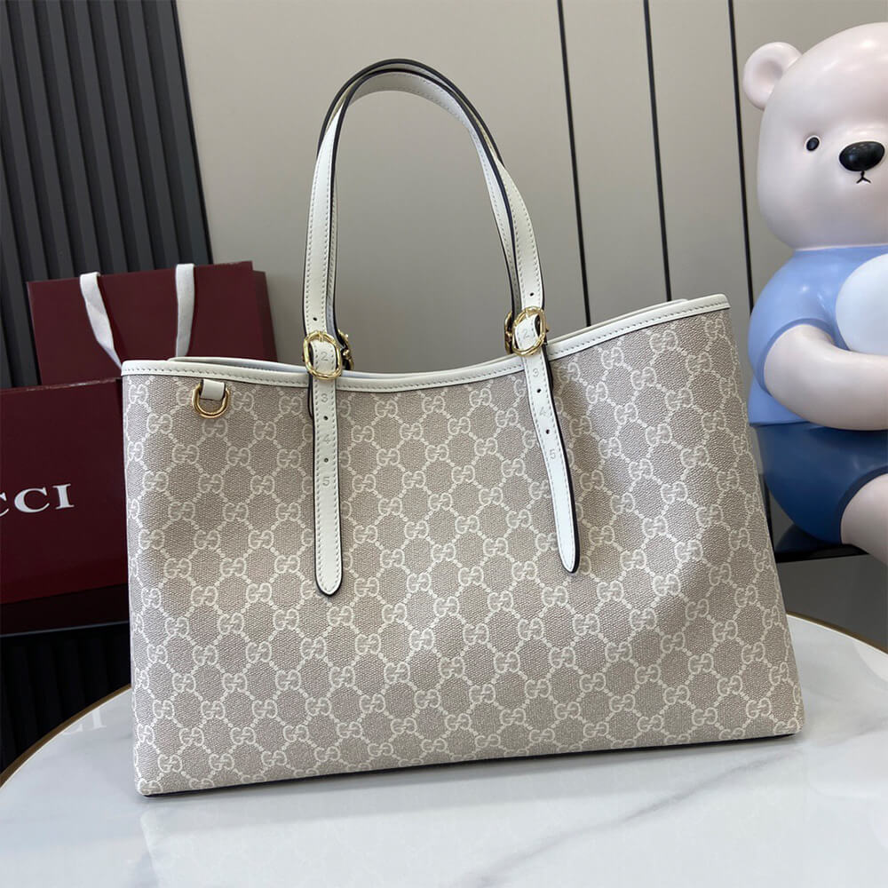 GG Emblem large tote bag